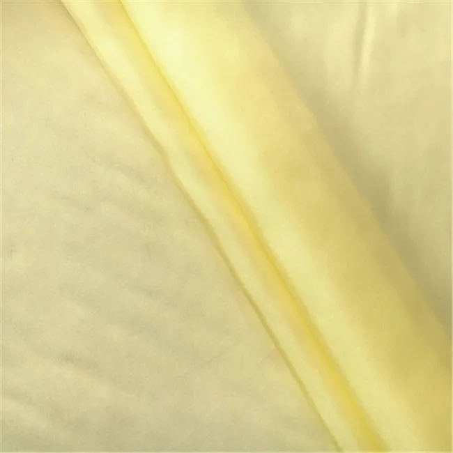 Yellow White Luxury 114CM Silk 8MM Washable Habotai Silk Fabric Natural Woven for Clothing Lining Scarves