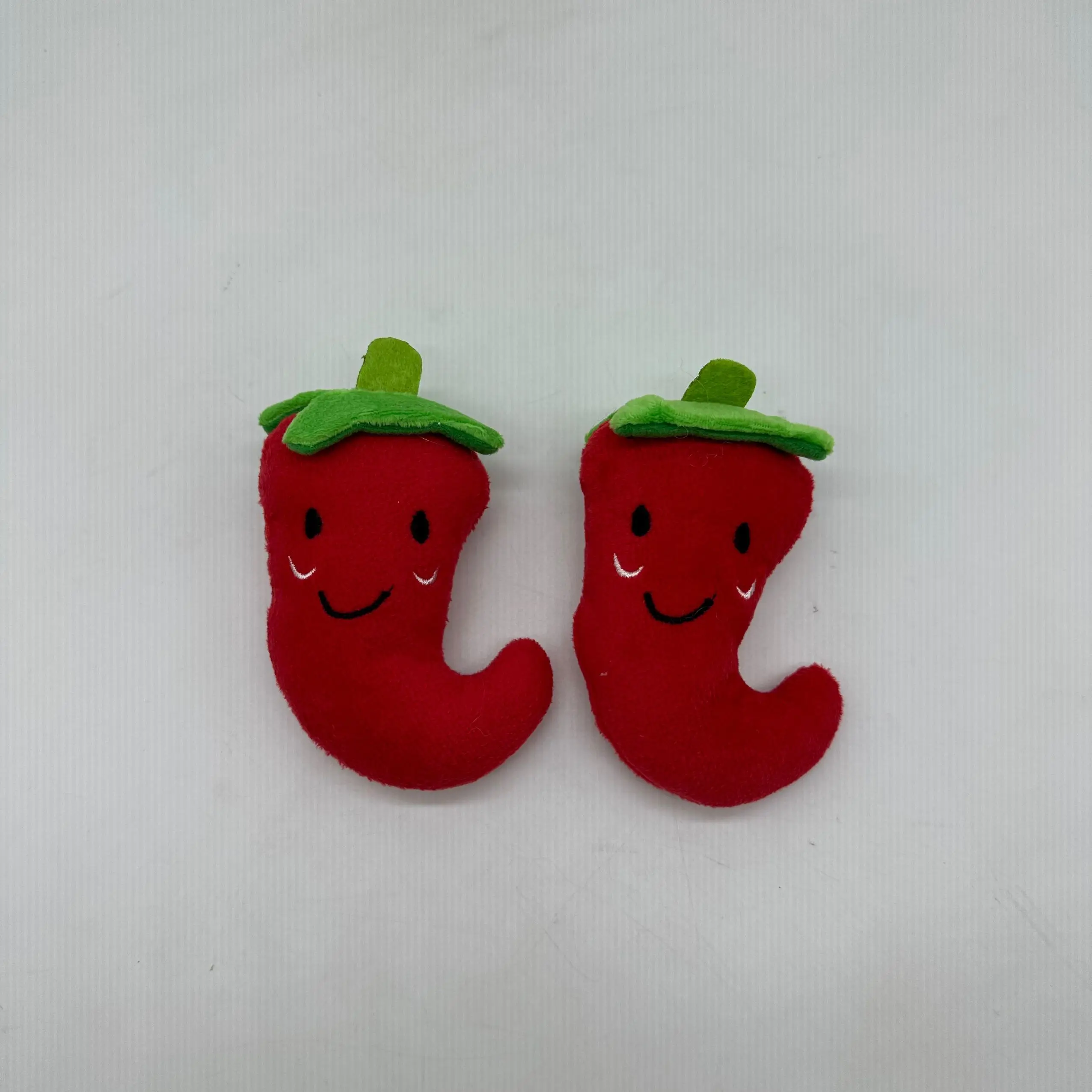 Wholesale Custom Little Pepper Soft Stuffed Plush Dog Toys Squeaky Pet Toy