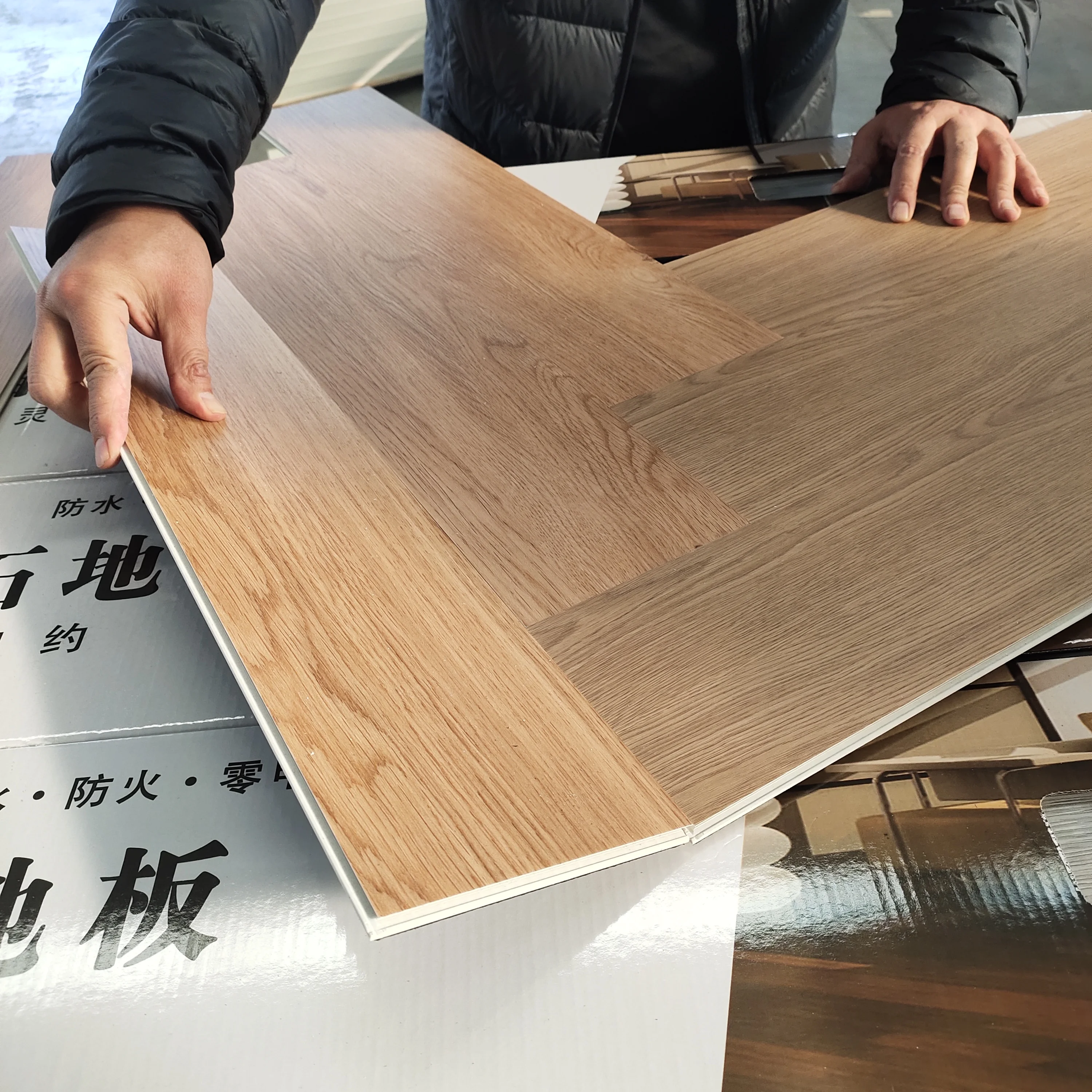 spc floor 1220*184mm 100% spc vinyl flooring 8mm white oak spc floor