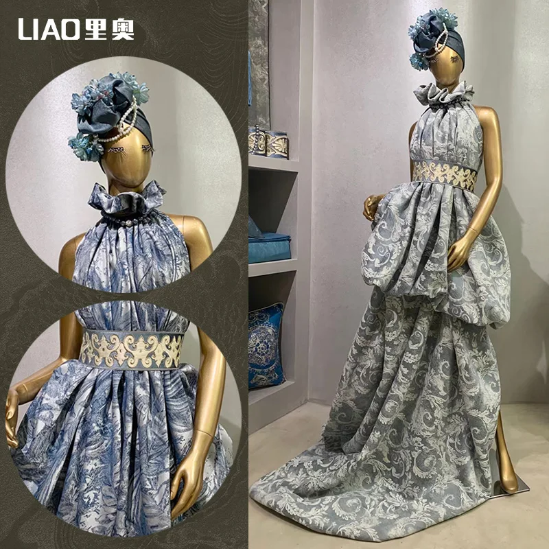 High Quality Golden Underwear Bra  Female Mannequin Women Clothing Window  Fashion Display