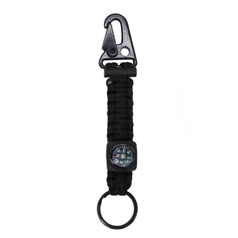 
 Многоцелевые аварийные ситуации кемпинг Выживание Компас кремневый железо стержень металлический крючок брелок со скребком  