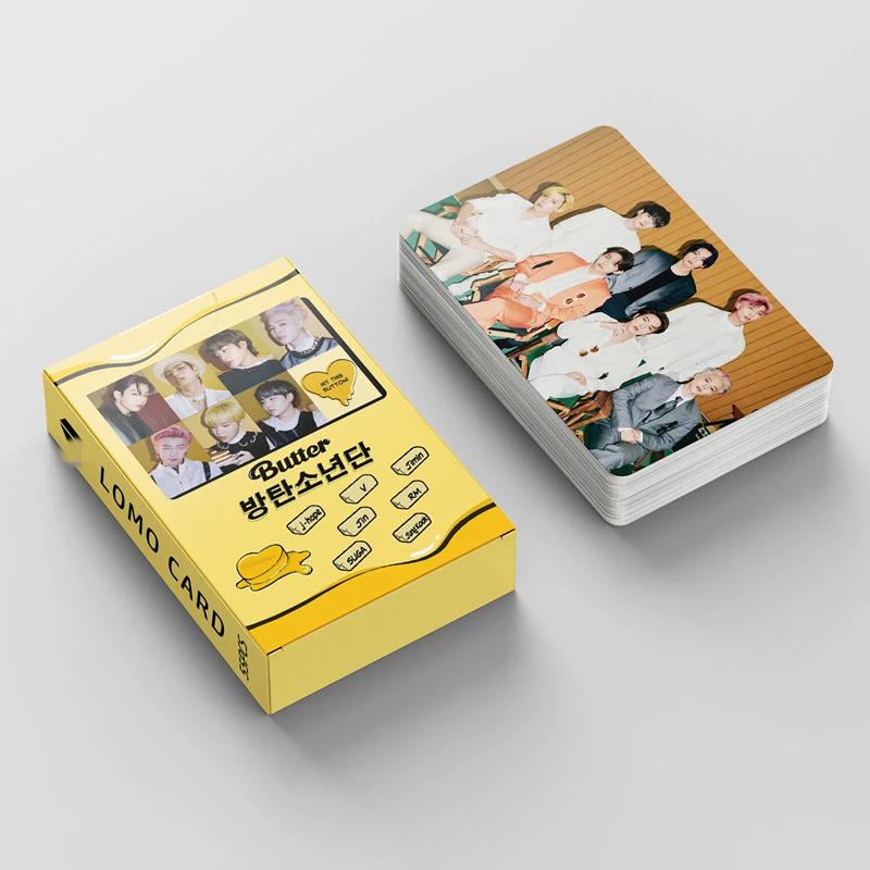 55 pieces/set wholesale BTS Butter Album K-pop Bangtan Boy Butter Lomo Card Photo card BTS Butter Album