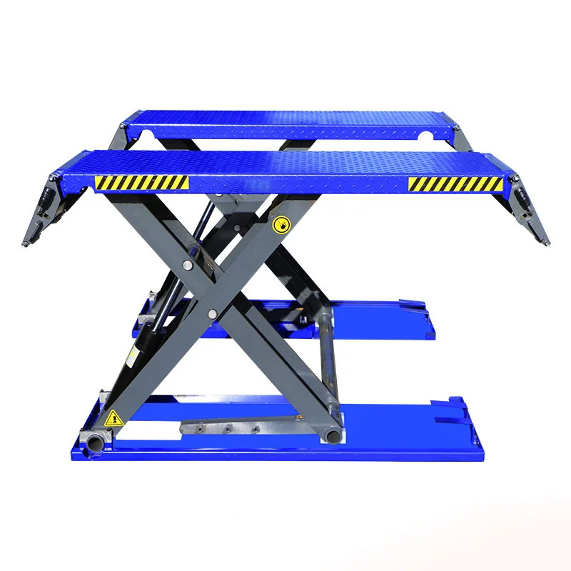 Factory Made Scissor Car Lift Electric Hydraulic Lift 4000kg Movable Car Maintenance Lift Platform