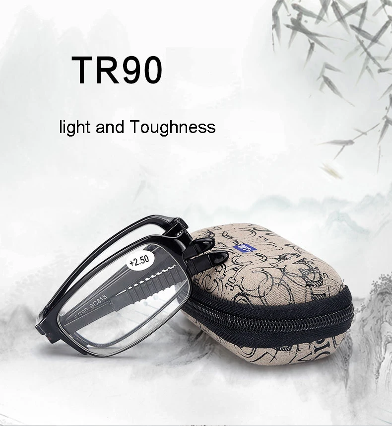 R54 NEW Foldable reading glasse/TR90 foldable eyewear men/FOLDAWAY cheap reading glasses
