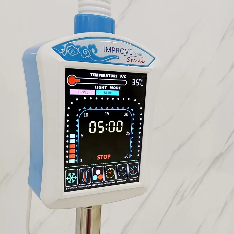 New Dental laser 3 colors teeth whitening led lamp machine