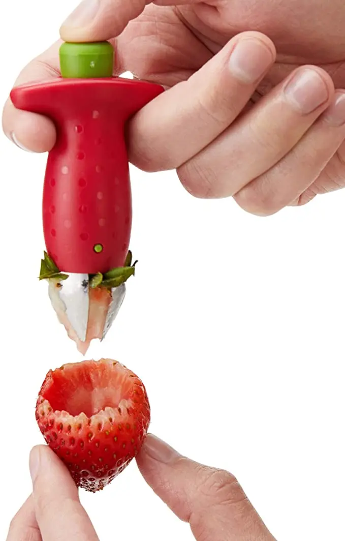 Strawberry Huller Stem Remover for Berry Stem Leaves Remove Fruit  Tomatoes DIY Platter Fruit Plate Kitchen Gadgets Tool