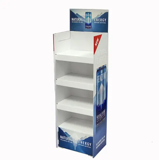 Material Paper Counter Stand 3 Tier Cardboard Display Stand showcase shop mark