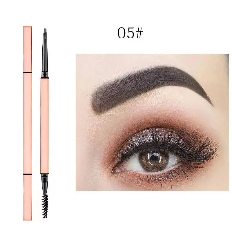5 colors cheap eyebrow pencil vegan cruelty free lasting new formulation skin-friendly black eyebrow