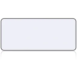 Large White Non-Slip Gaming Mousepad Customized Blank Sublimation Desk Mouse Pad