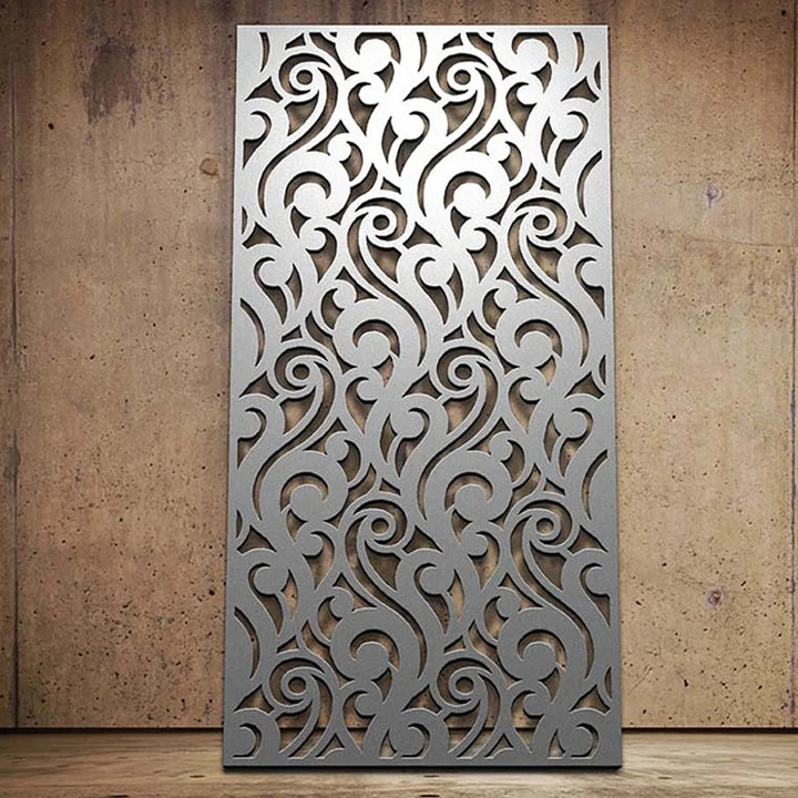 Lingzhen Wholesale Exterior Aluminum Laser Cut Decorative Carved Panels For Wall Facade Customized
