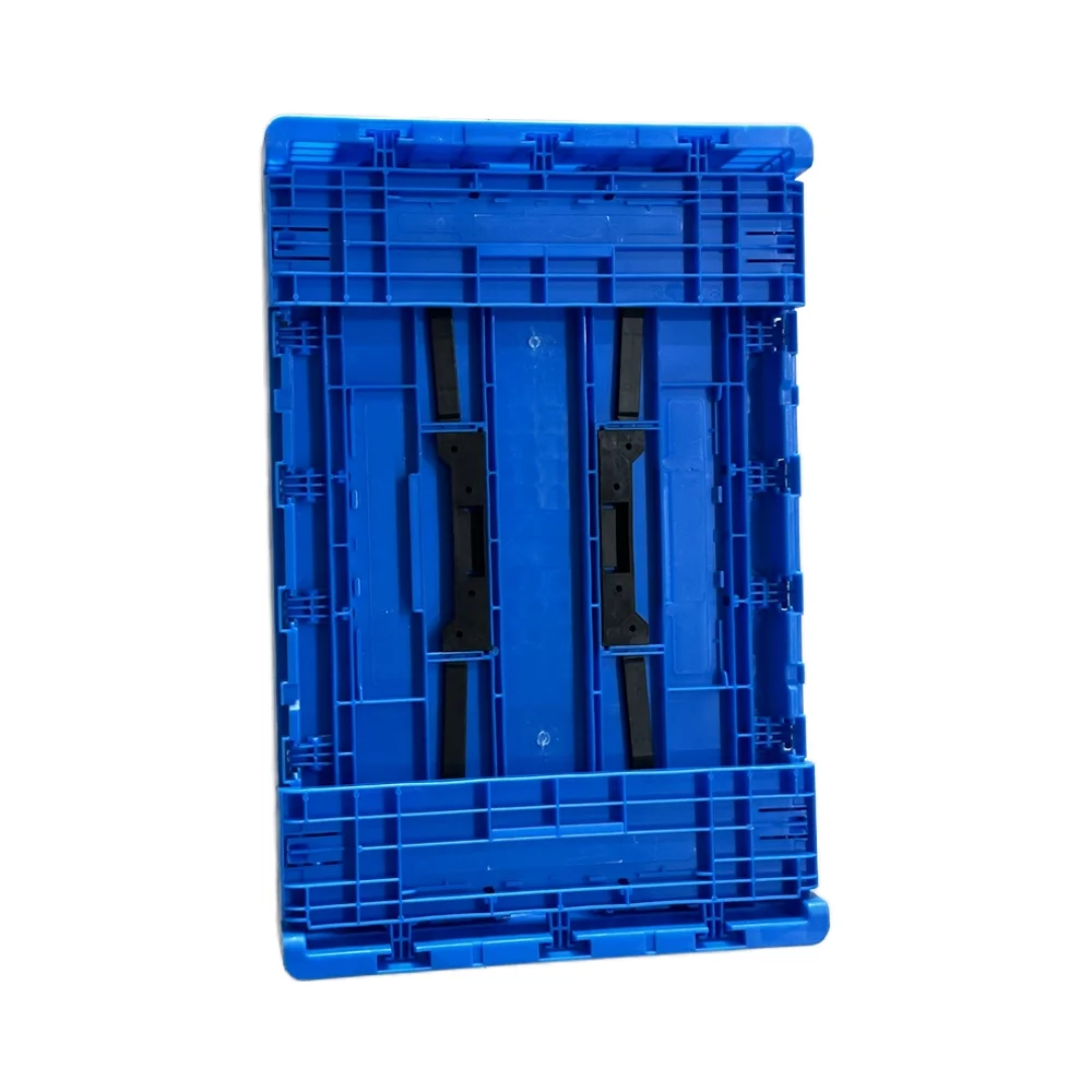 LK600-260 Multifunctional Foldable Plastic Storage Crate Thickened Fruit Turnover Box for Logistics Transportation PP Material