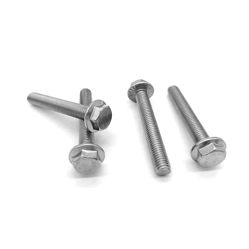 Bolts Motorcycle Stainless Steel 304 316  DIN6921 Bolt Manufacturer stainless steel hex flange bolt