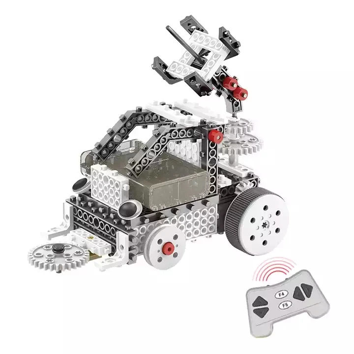 2022 Hot selling 4 in 1 plastic RC 254pcs electronic Space exploration toys building  blocks diy kit