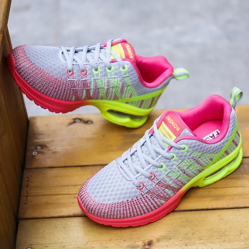 Hot Sale Colorful Women Sport Athletic Casual Shoes And Breathable Fashion Women Casual Sport Sneakers