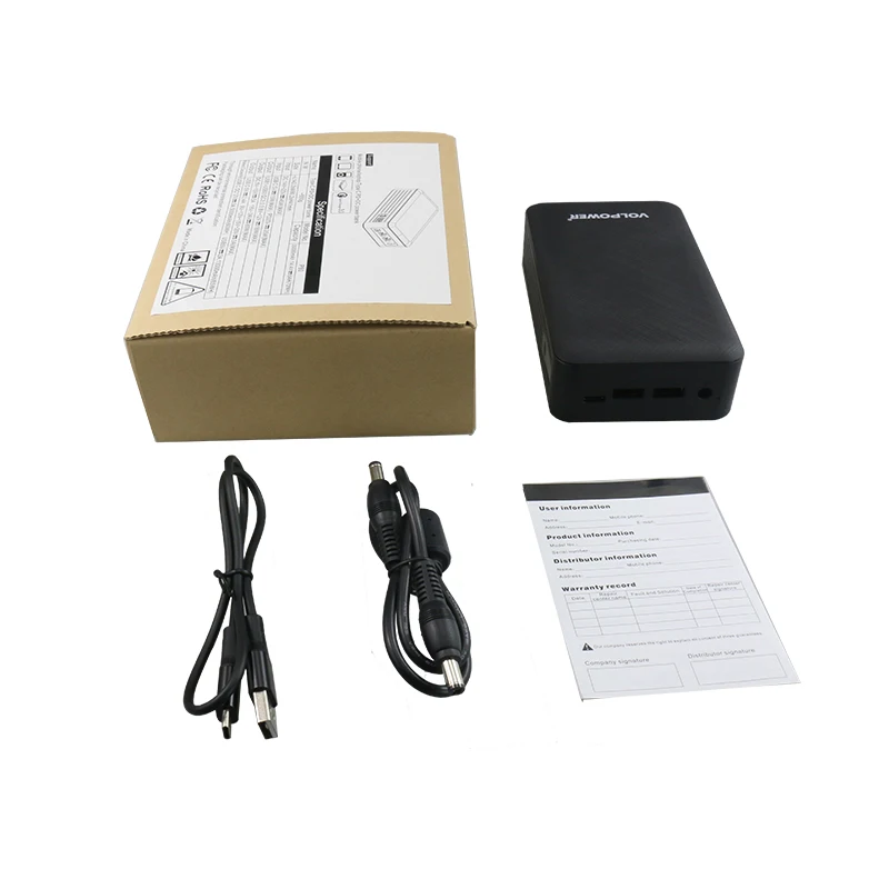 2022 new laptop 20000mah power bank dc 12v 16v 19v 20v all in one power bank 12v DC charge for tablet router camera video games