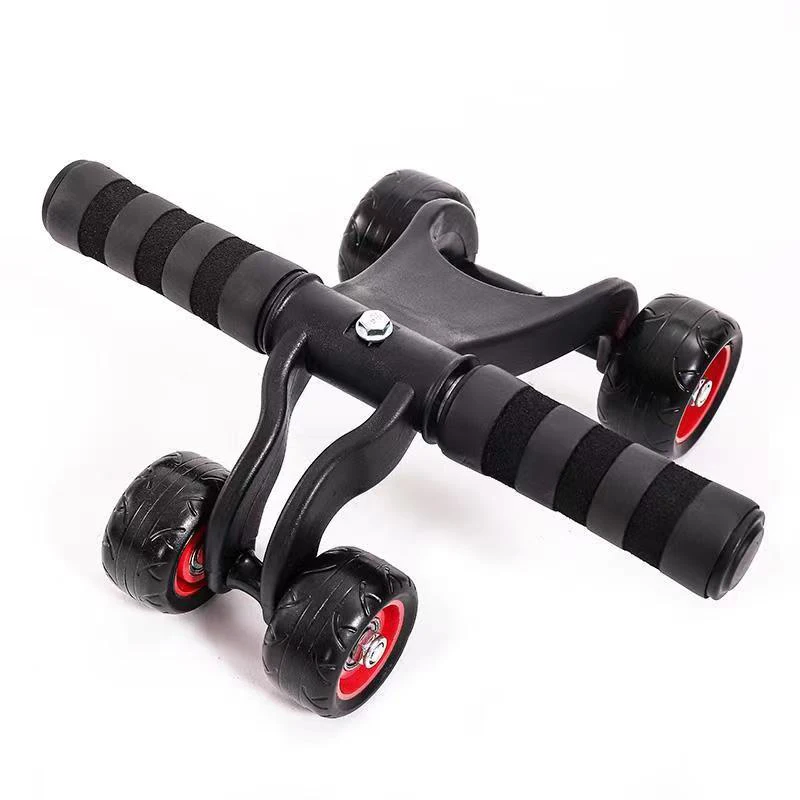 Factory Multi Function Gym Fitness Equipment 4-Wheel Muscle Trainer Exercise Abdominal Wheel Roller AB Abdominal Exercise Wheel