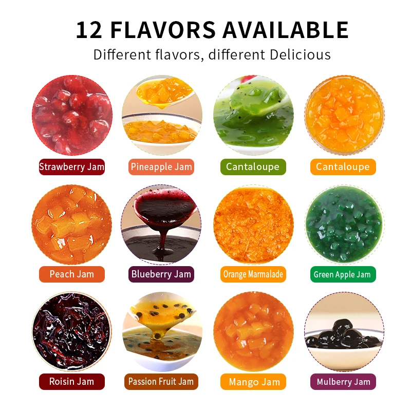 Фабрика Doking продает 3 кг фруктовый джем пузырьковый чай сырье маракуйя