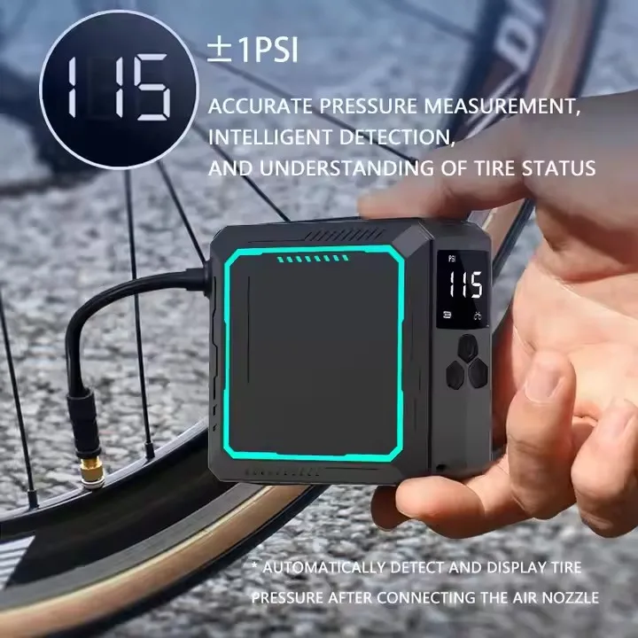 Best power 150 PSI pressure car tire Balloon inflator Portable mini electric bicycle air compressor pump