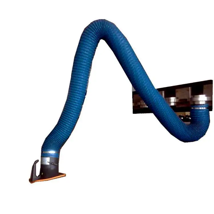 Industrial flexible exhaust fume extraction hose,welding smoke dust collector suction arms,LB-JYB fume arm