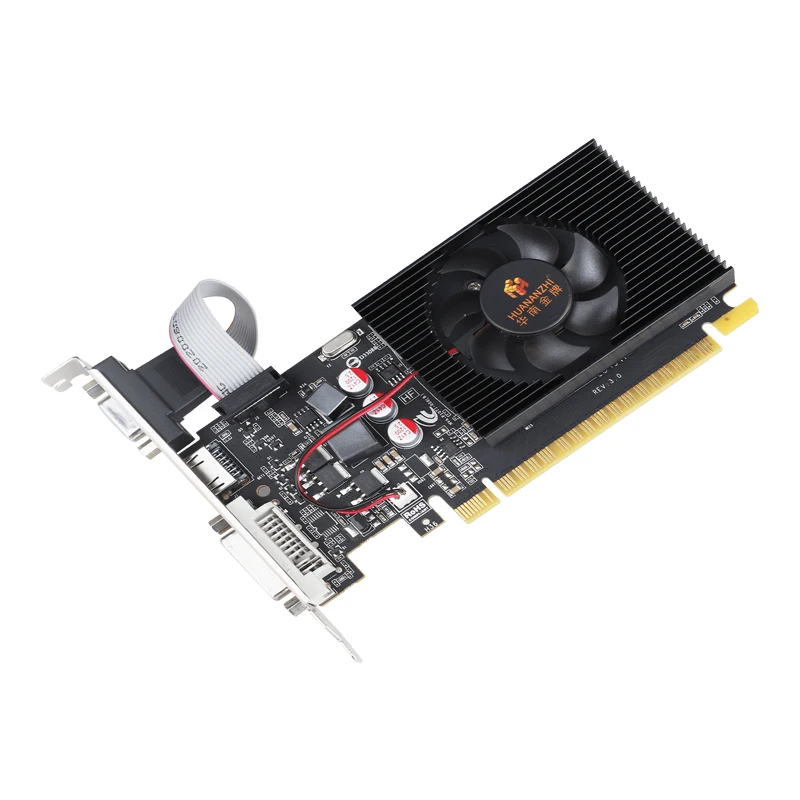 HUANANZHI GT220 1G LP GeForce Graphics card Gaming Gpu video card SDDR3 128BIT PCI Express 3.0 16X 1*HDMI+1*DVI+1*VGA 1336MHZ