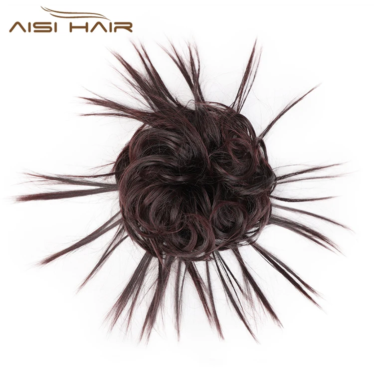 Многоцветный кудрявый шиньон Aisi Hair пучок эластичная лента резинка для конского хвоста удлинитель