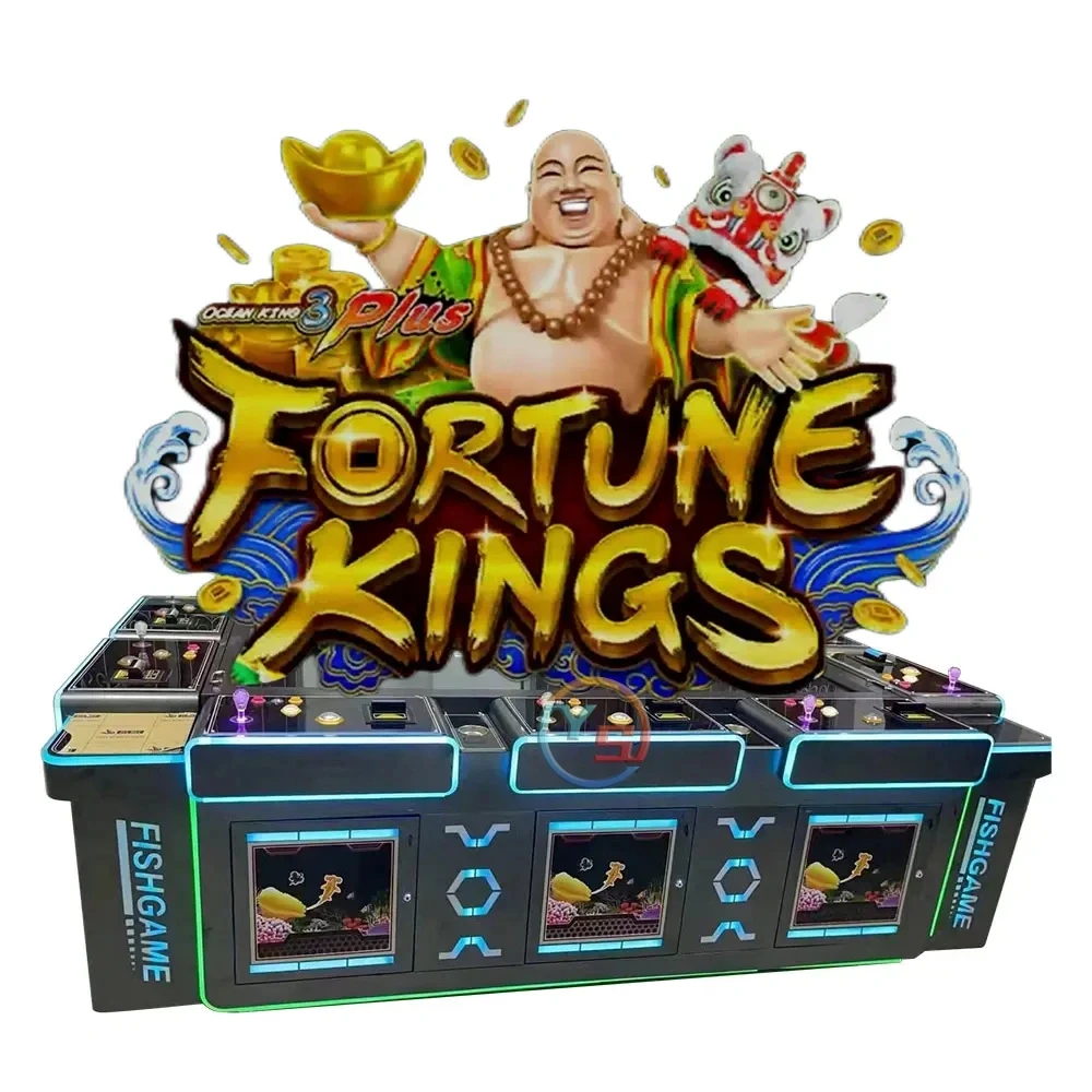 Шкаф для стола Ocean King 3 Fortune Kings Fish с мониторами 100 дюймов металлический шкаф 10 игроков