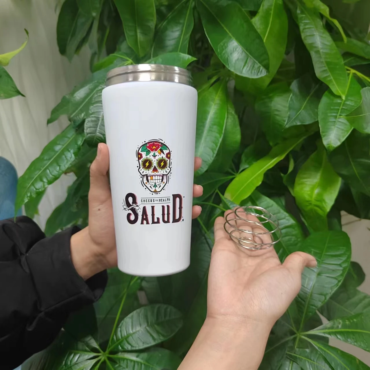 25oz Fitness Blenders Custom Logo Water Gym Metal Stainless Steel Protein Shakers Shaker Bottle