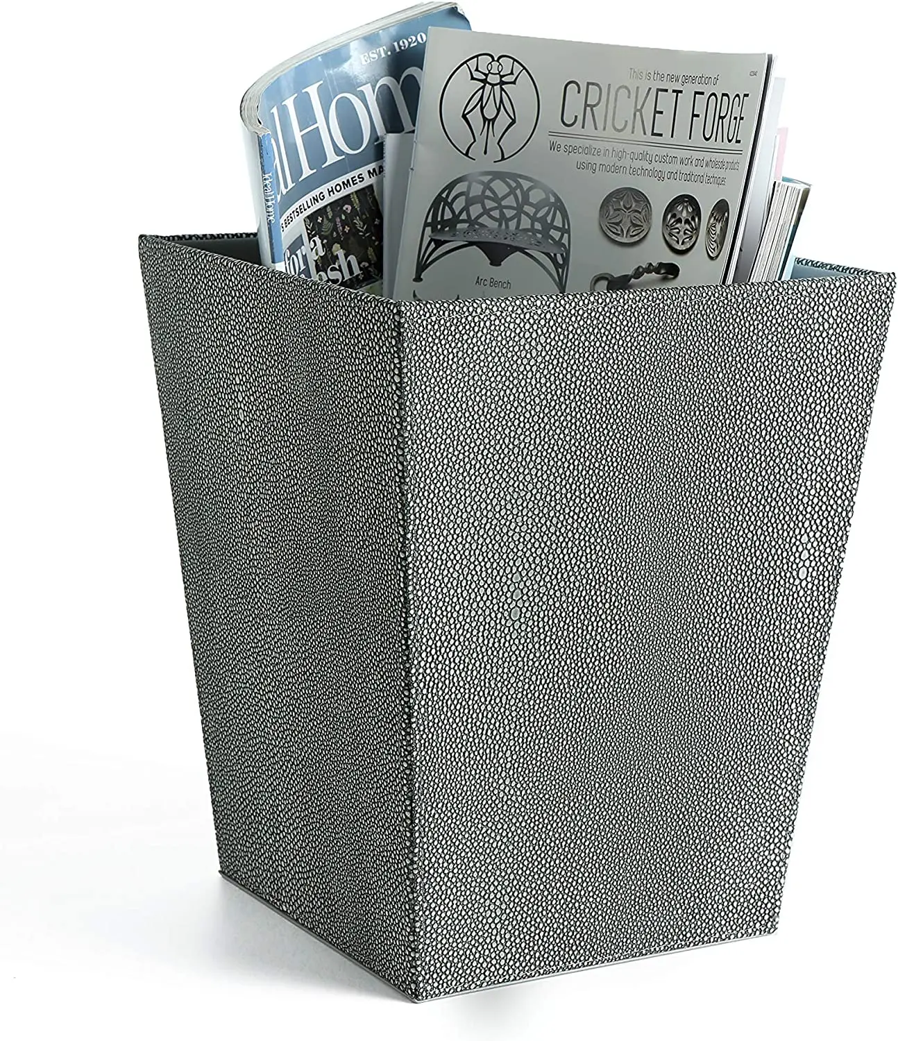 Faux leather Hotel Home Use Indoor Trash Bin Indoor Garbage Cans Waste Containers trash bin hotel