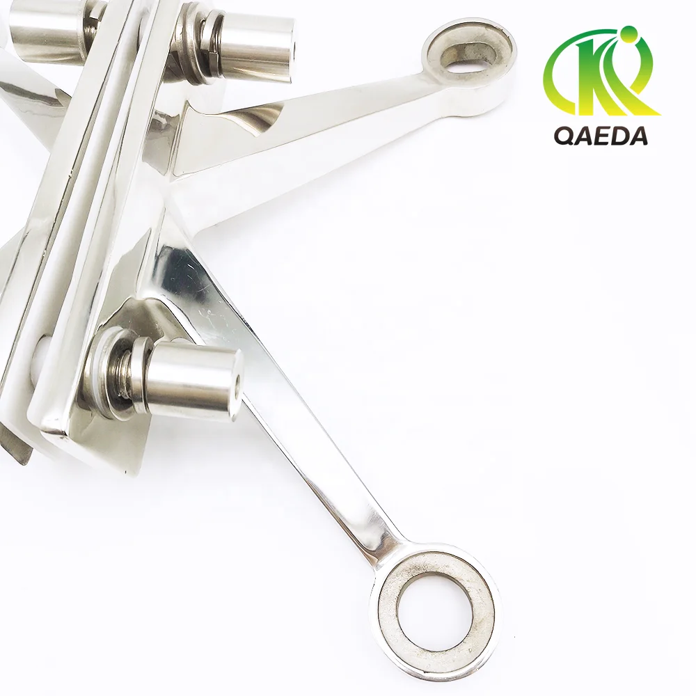 Stainless Steel Glass Spider Glass Clamp System Curtain Wall Spider Glass Holder Spider Fittings