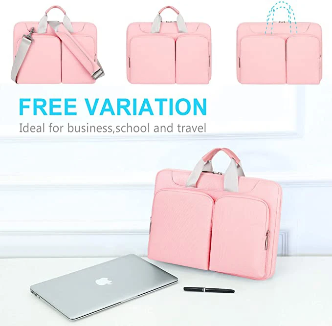 Pink Protective Laptop Shoulder Messenger Bag Sleeve Case business laptop bags for 13 Inch