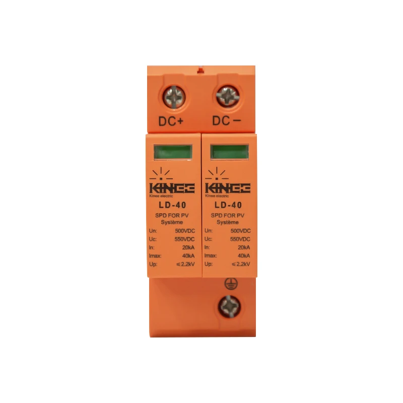 high quality  2P 3P 1000V 20KA 40KA DC PV SPD Thunder Protector Surge Suppressor Surge Protector Power Solar SPD