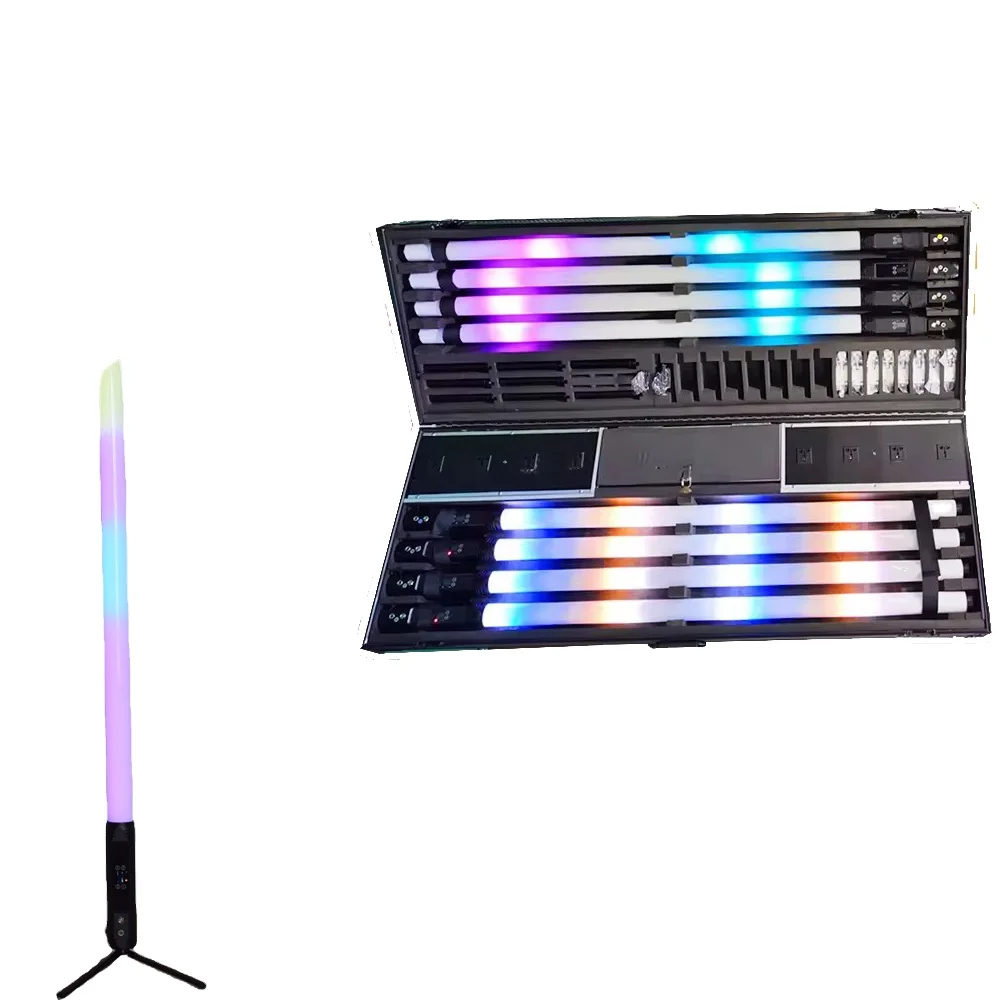 DMX Kinetic IP65 Outdoor Colorful Led Battery bar Light WiFi App Control Pixel LED Battery Kinetic Light