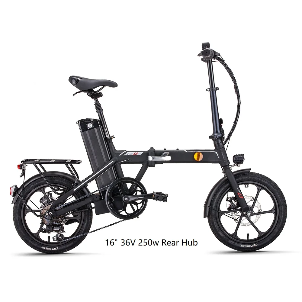 
Small E bike iLife 1.0 Folding electric bicycle suitable for load into vehicle 16 inch foldable eletric city bike for lady 