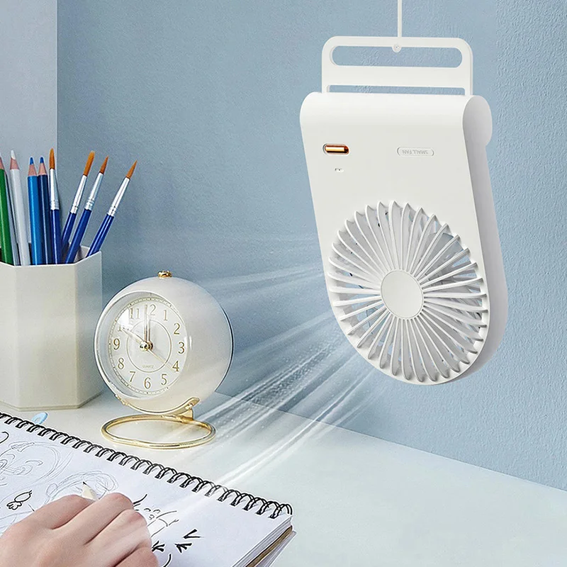 Wholesale Lightweight Portable USB Rechargeable Ventilateur Air Cooler Fans Electric Mini Desktop Fan For Office Home