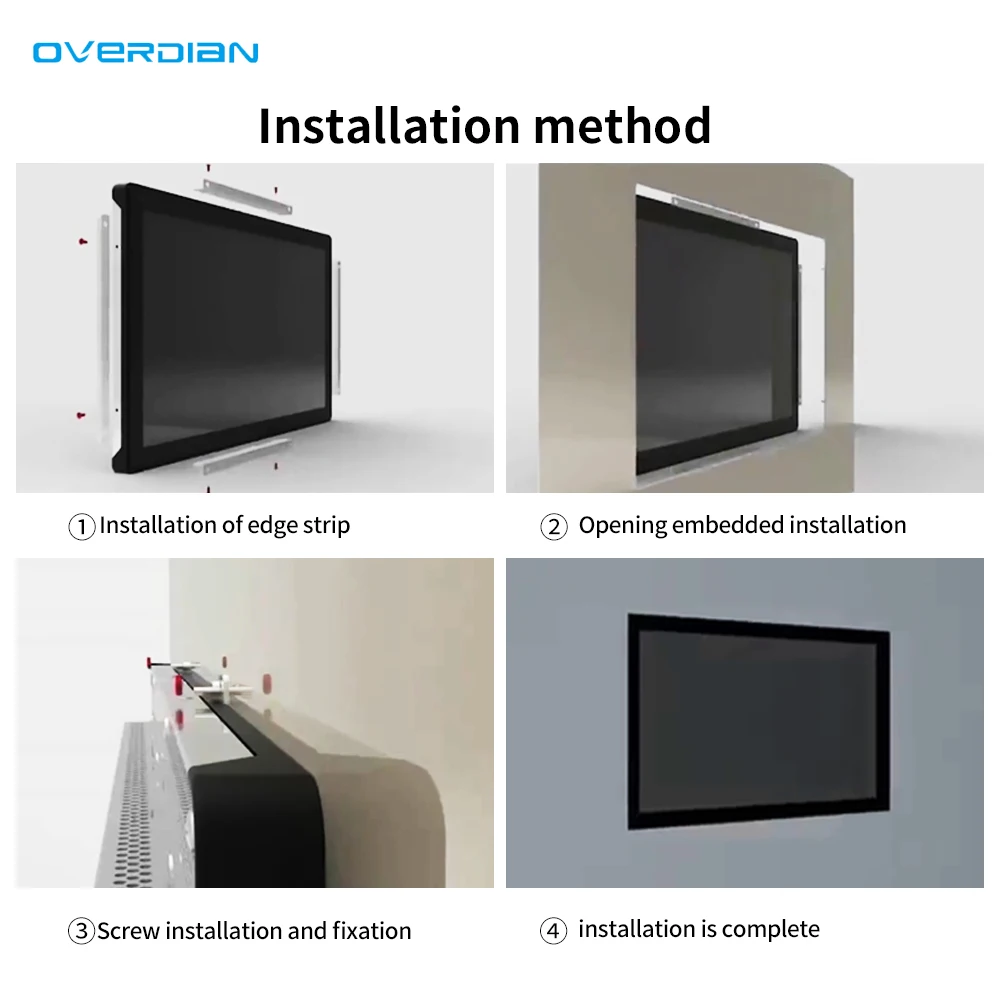 Industrial Touch Panel Pc Metal Low Temperature High Performance Rugged Industrial Touch All In One Pc