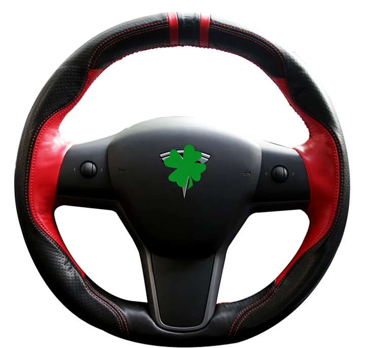 Tesla vehicles car accessories steering wheel decoration protective cover for competitive price