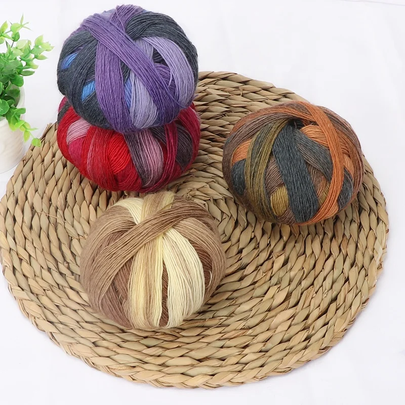 Magic ball yarn is Knitting Yarn or crochet yarn this yarn is a wool / acrylic / viscose blend for hand knitting