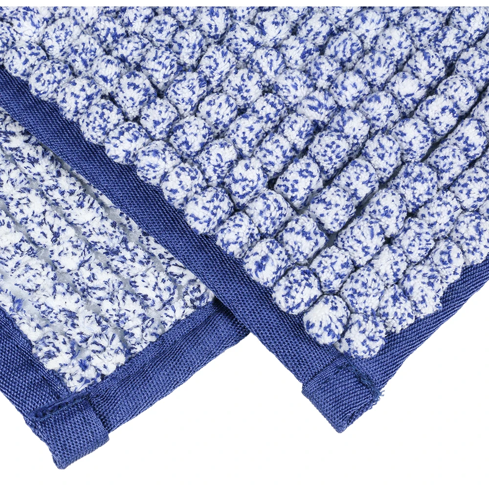 chenille ultra-fine fiber floor mat Microfiber bath shaggy rugs Spray latex anti-skid Chenille cationic dyed bathmat