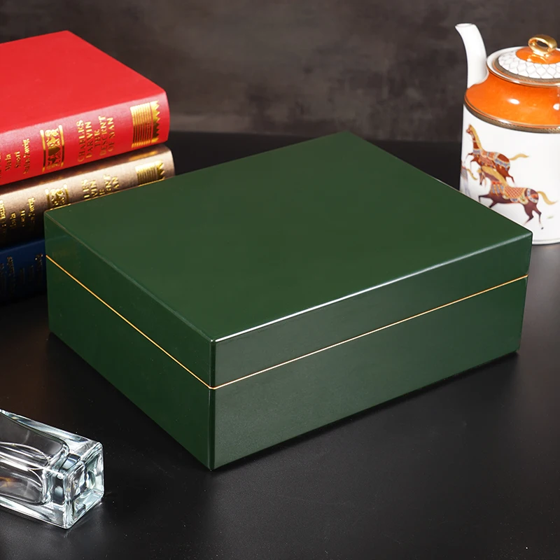 Popular aramy green luxury jewelry/watch/necklace  accessories storage box for women girls