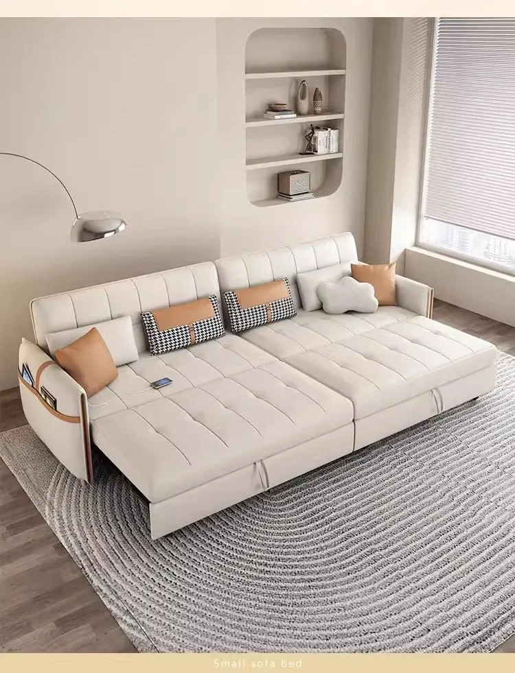 Futon sofa bed convertible metal frame folding corner Sofa Cum Bed with Storage