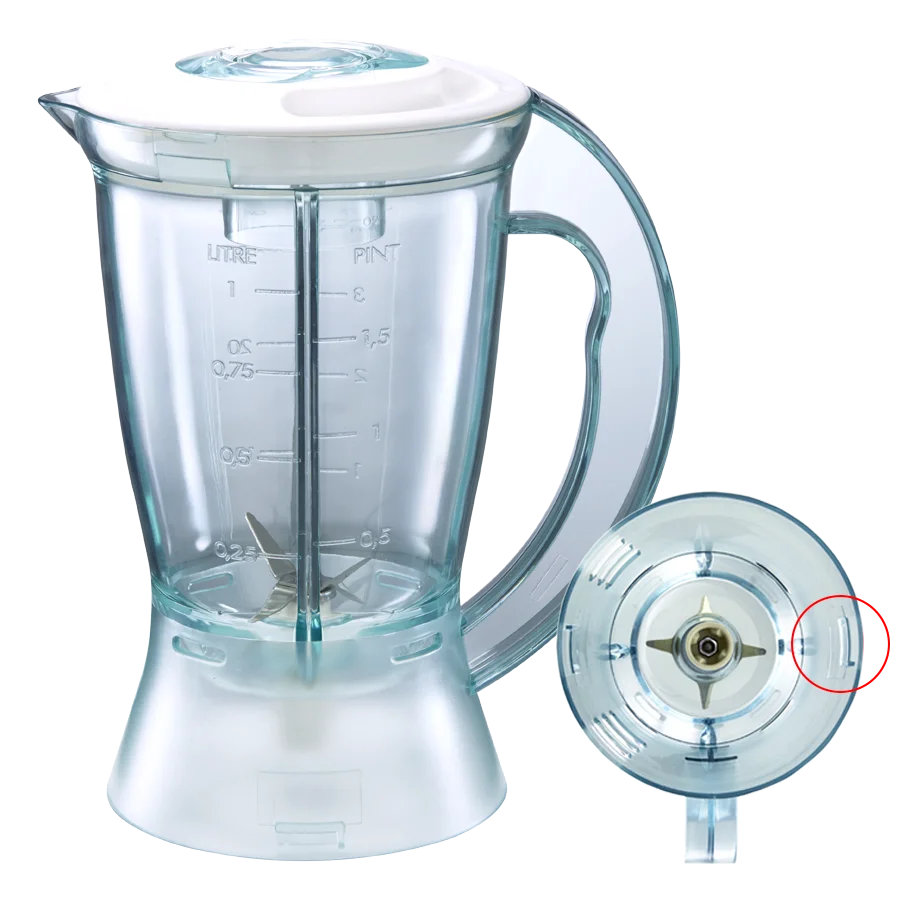 Plastic jar for blender/Jar for Moulinex/Blender spare part