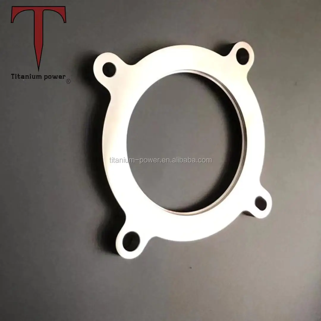  Super-value 3inch GR2 titanium exhaust pipe flange with bolt