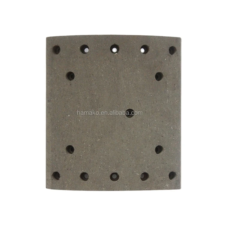 China manufacturer 9 inch Brake Lining Non Asbestos Ceramic Metallic for Truck