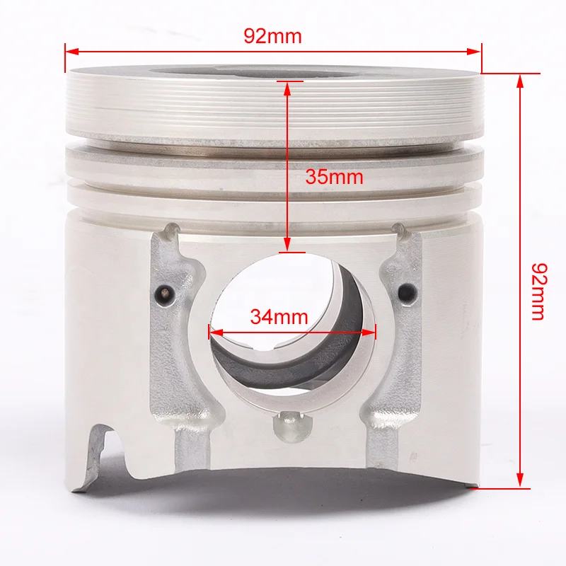 chinses light truck pickup auto part 1004022FA01 HFC4DA1-1 engine piston for JAC light truck spare parts