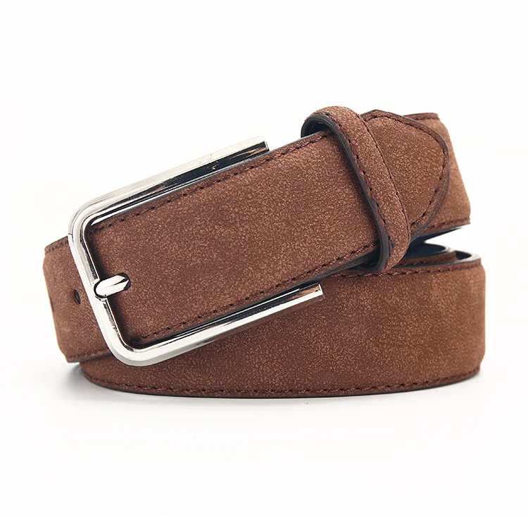 Genuine leather jeans belt for men vintage jeans casual leather belt