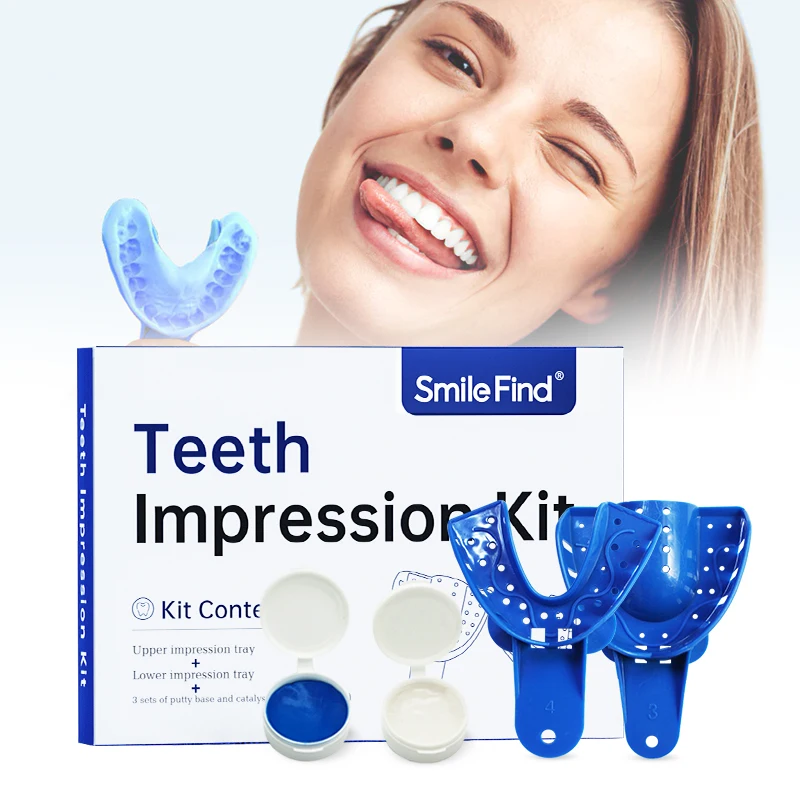 Wholesale Custom Silicone Molding Tray Dentist Dental Materi Putti Gold Grillz Mold Materials Teeth Impression Putty Kits