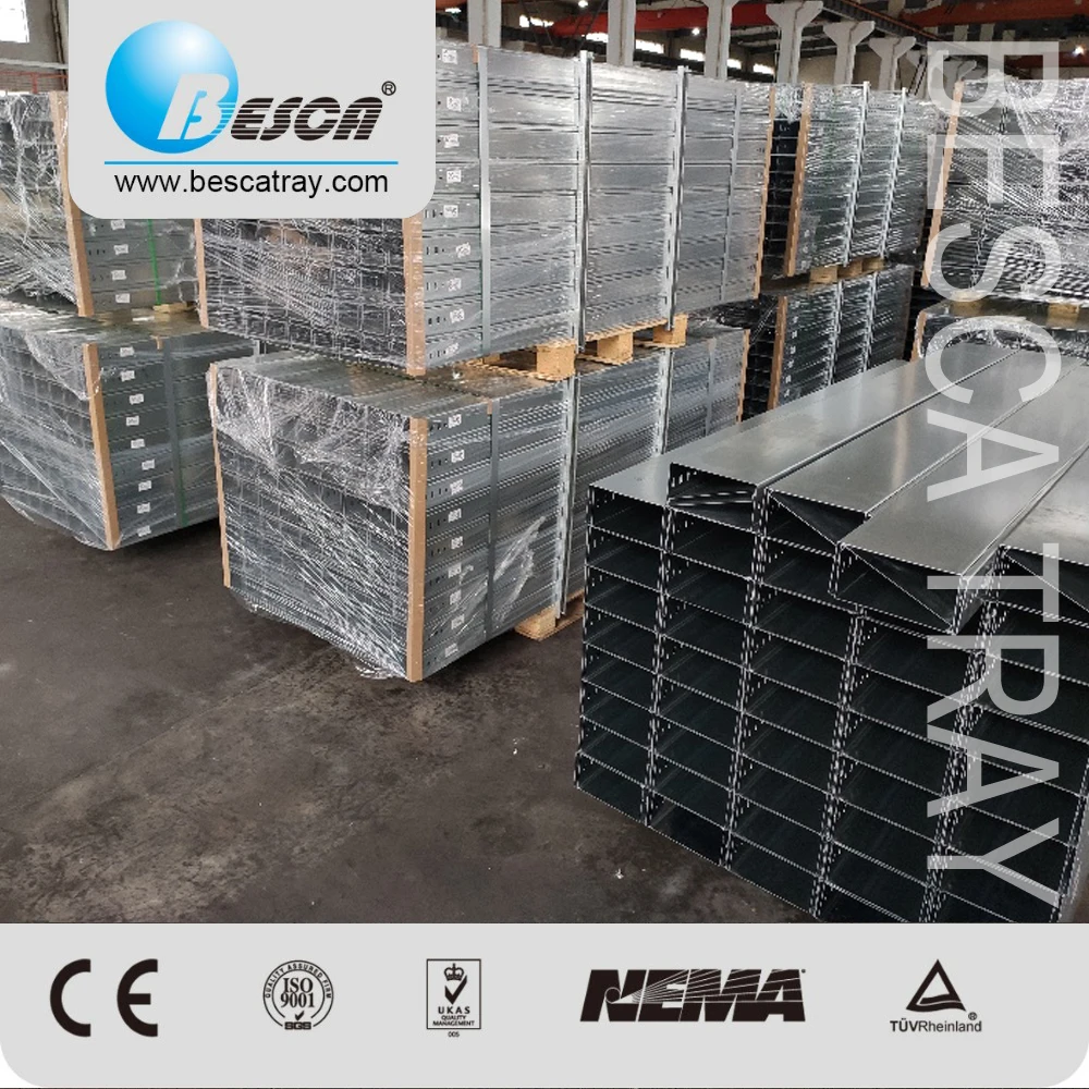 Besca Hot Dipped Galvanized Cable Trunking For Cable Support System