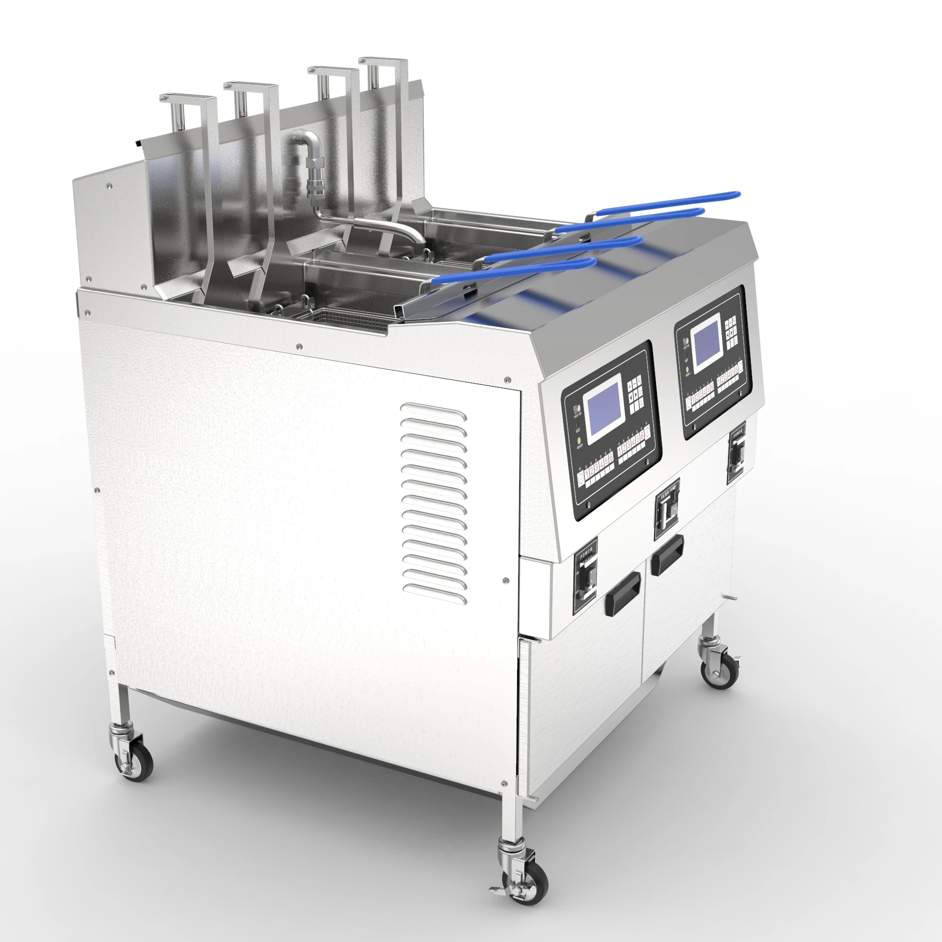 KFC fast food restaurant kitchen equipment Open Fryer Chicken Equipment 2*25L