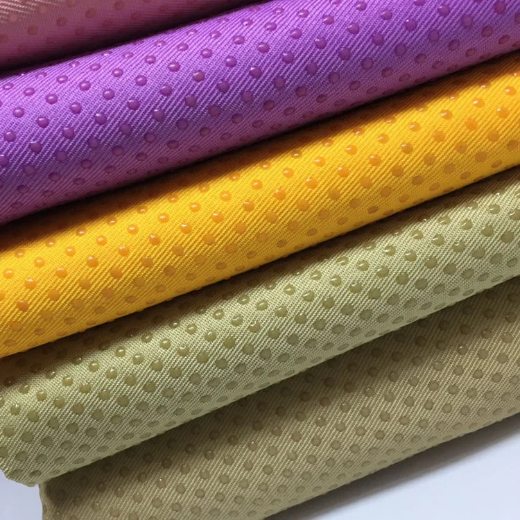 
Factory Wholesale High quality 100% polyester pvc dotted non-slip/anti slip fabric 