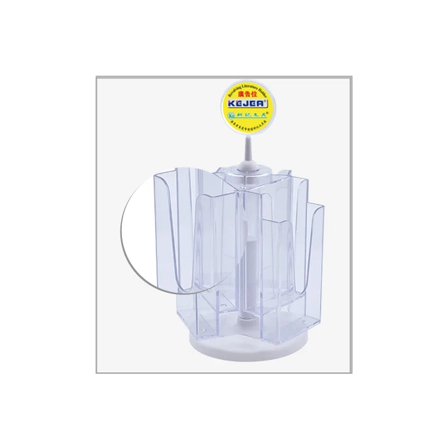 Factory Price 3 Tier Rotating Brochure Display Stand Floor Standing Brochure Display Rack Pos Leaflet Holder